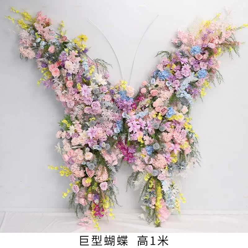 مجموعة مركز تسوق تزيين تشن ثلاثي الأبعاد على شكل فراشة عملاقة