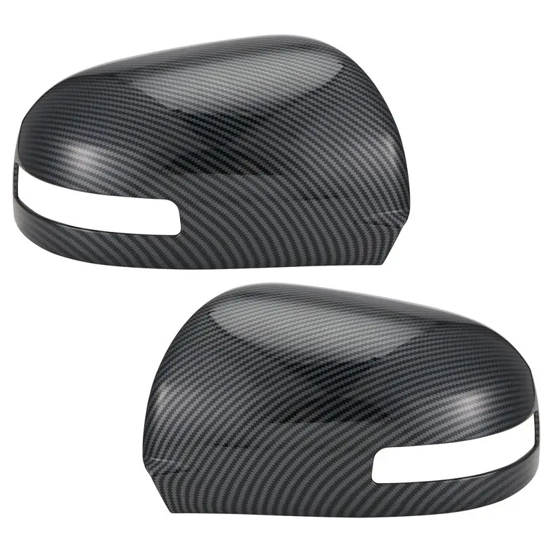 Multi-Purpose Carbon Fiber Car Rear View Mirror Cover Trim For Outlander 2013 2014 2015 2016 2017 2018 2019