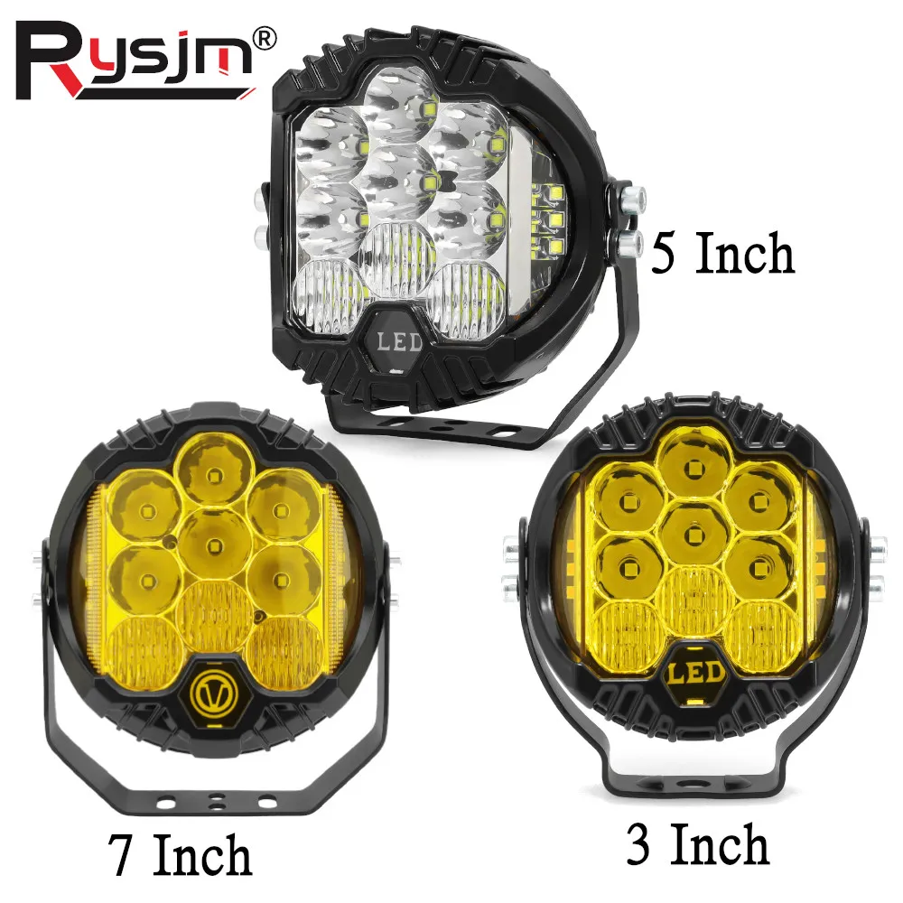 

3inch 5inch 7inch Led Search Bar Work Light High Beam Headlights Automobile LED Sport Work Lamps for Jeep 4x4 Off Road Headlamp