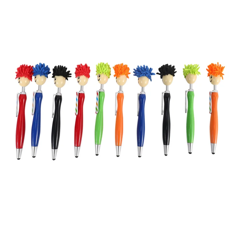 

AU33-30 Pieces Mop Topper Pens Screen Cleaner Stylus Pens 3-In-1 Stylus Pen Duster For Kids And Adults