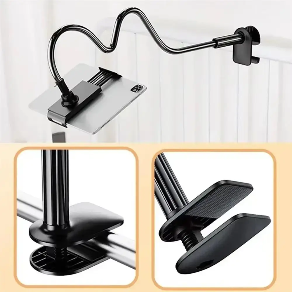 

Portable 360 Rotating Lazy Phone Holder 75cm Cantilever Support Bedside Phone Clip Spiral Tablet Holder