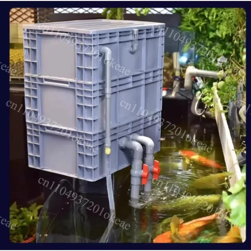 Trunk Aquarium Filter Box Three-in-one Water Circulation Drip Filter Tank External Filtration Box for Fish Pond