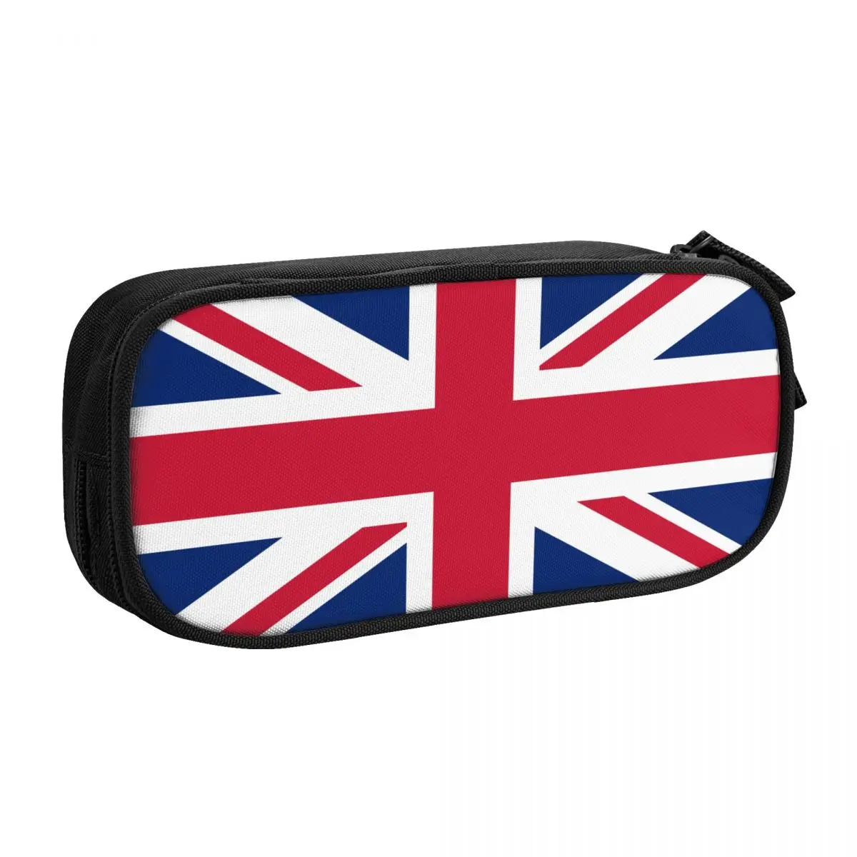 Custom Flag Of The United Kingdom Kawaii Pencil Cases Girl Boy Large Capacity Pencil Pouch Students Stationery