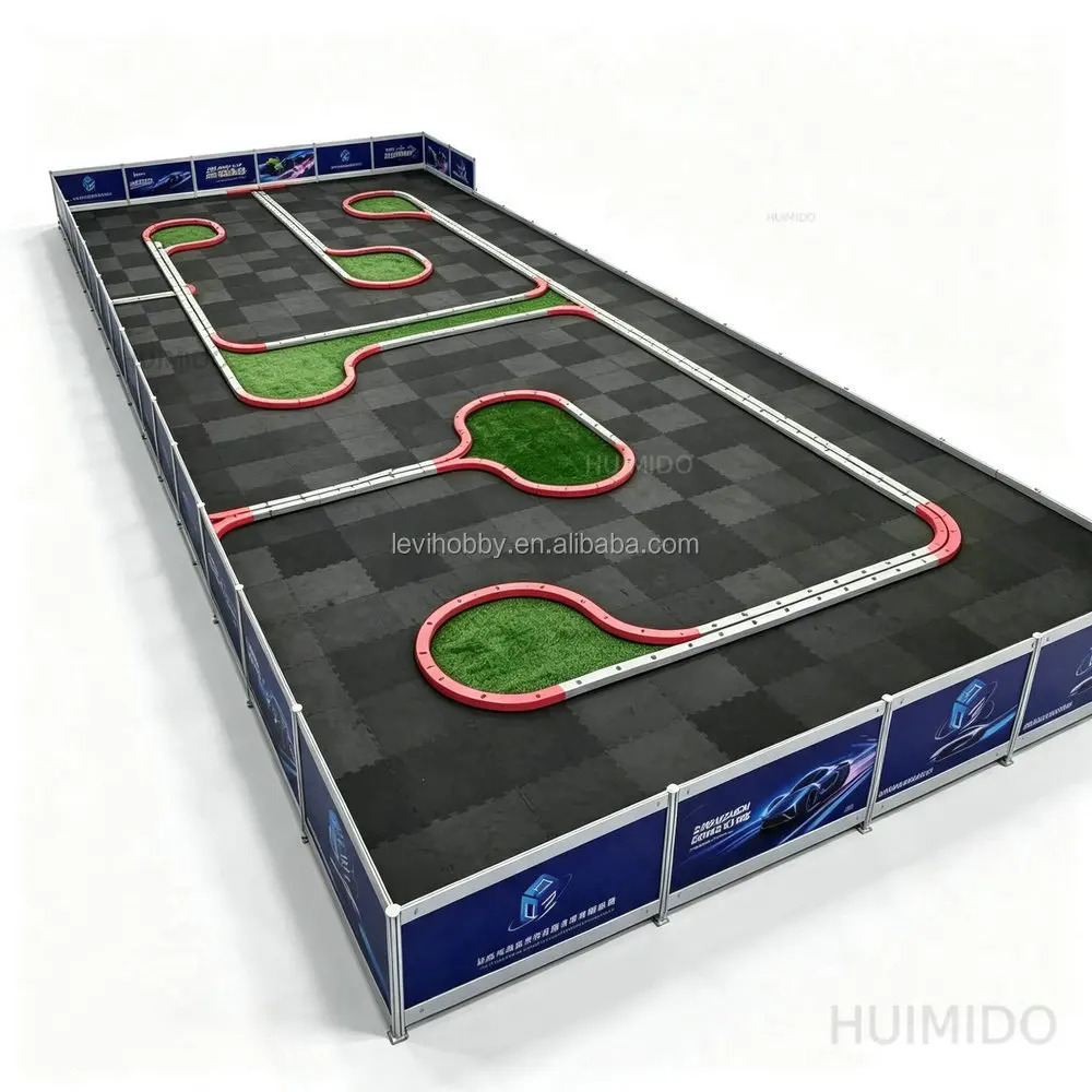 Custom made large movable remote control racing track splicing components, suitable for mini remote control racing competitions