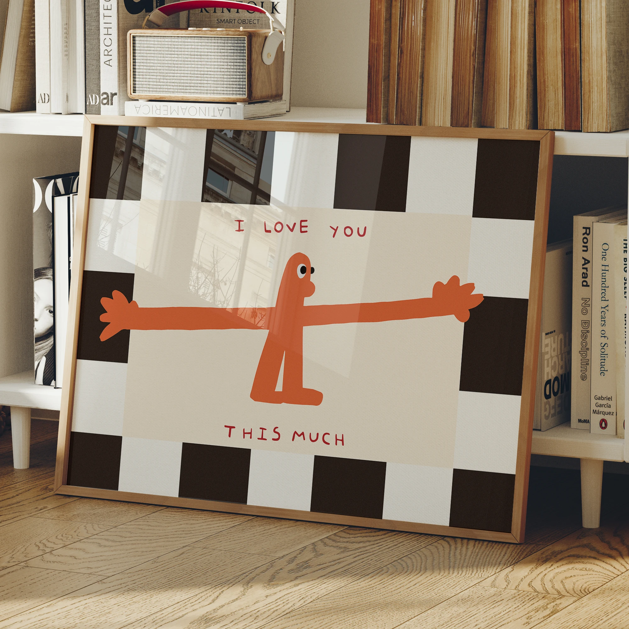 Wandkunstdruck mit Zitat „I Lo – Home Decor Quotes Bewertung und Preis