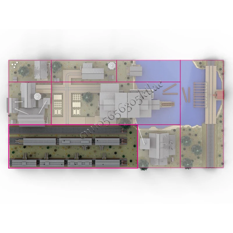 9278 STUKS Middeleeuwse Zagerij Serie Kampwagens Model 4 MOC Aanpasbaar Modulair Bouwblok Ontwerp Technologie DIY Montage Speelgoed Cadeau