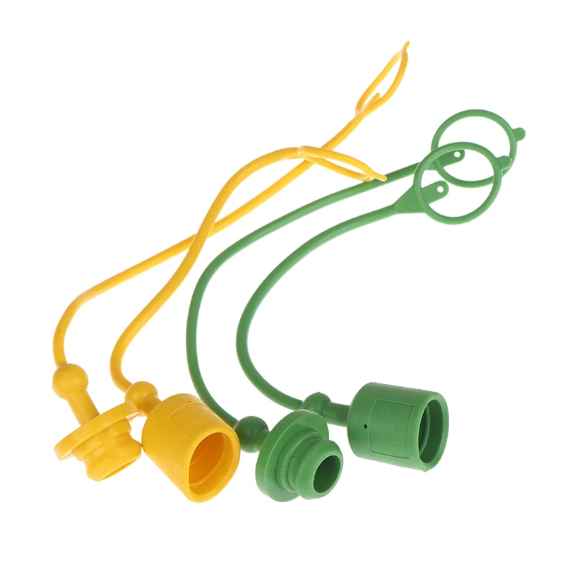 

1/5Pairs 1/2 ISO-A Hydraulic Quick Coupler Male Dust Cap And Female Plug Cover Fits Hydraulic Quick Disconnects Coupler