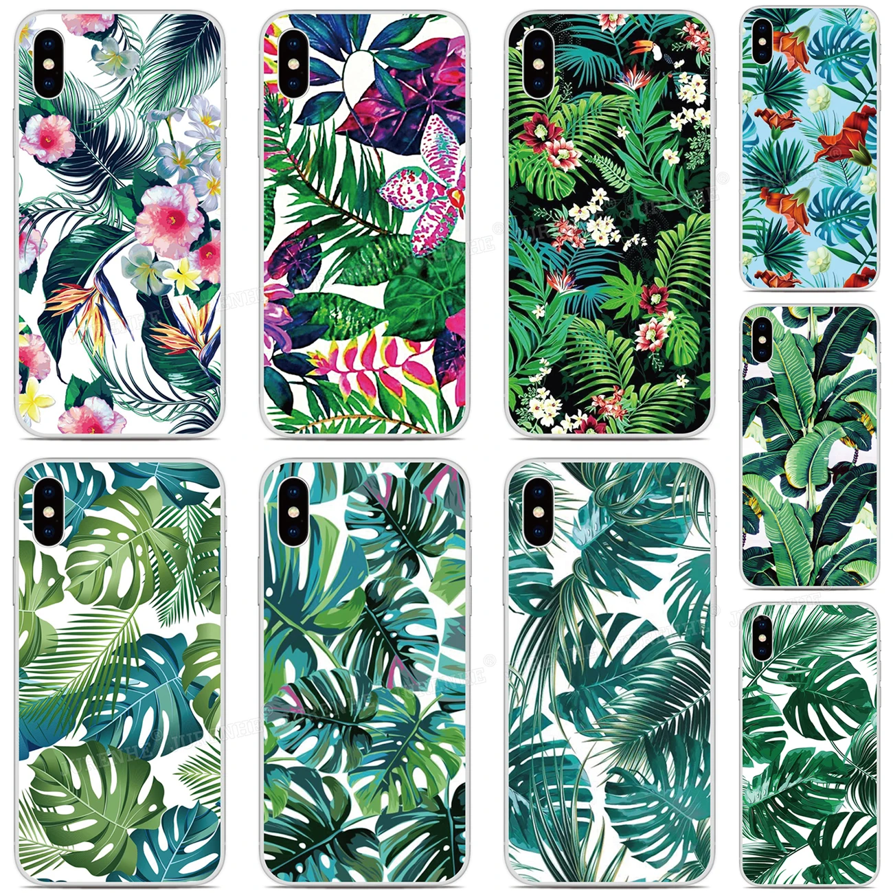 

Tropical Leaf Phone Cover For ZTE Blade A75 A73 A55 A35 Core A54 4G A34 V50 Smart V60 Design V30 V40 Vita Axon 60 50 Lite Case