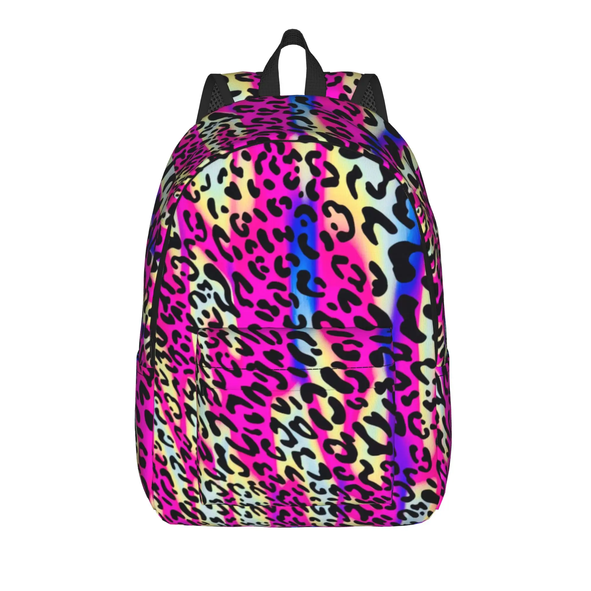 Leopard Texture Backpack  Travel Backpacks Male Designer Breathable High School Bags Leisure Rucksack