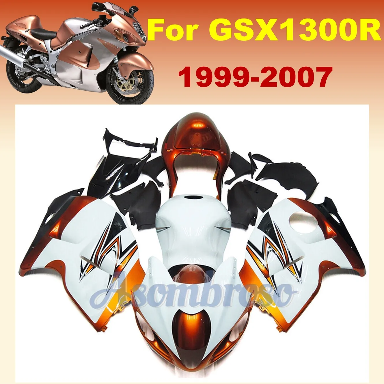 Bodywork Frame fairings kits Suitable for Suzuki GSX1300R 1999 To 2007 Hayabusa gsxr1300 05 01 02 03 06 Fairing