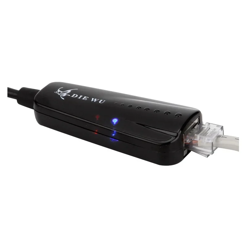2 قطعة DIEWU PC كمبيوتر محمول RJ45 إلى USB محول الشبكة USB3.0 بطاقة Lan الخارجية