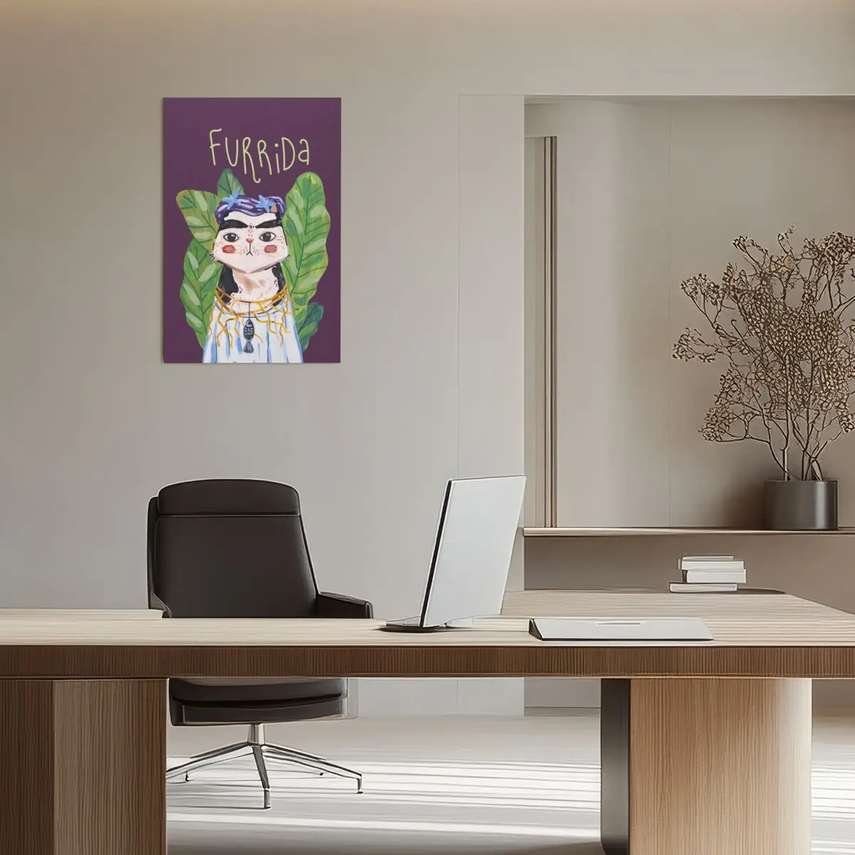 Arte da parede da lona do quarto, 16x24 polegadas, decoração do quarto