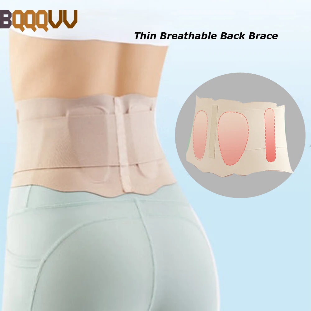 

1Pcs Thin Back Braces For Lower Back Pain,Breathable Adjustable Waist Support Belts For Workout, Sciatica, Men, Women, Sciatica