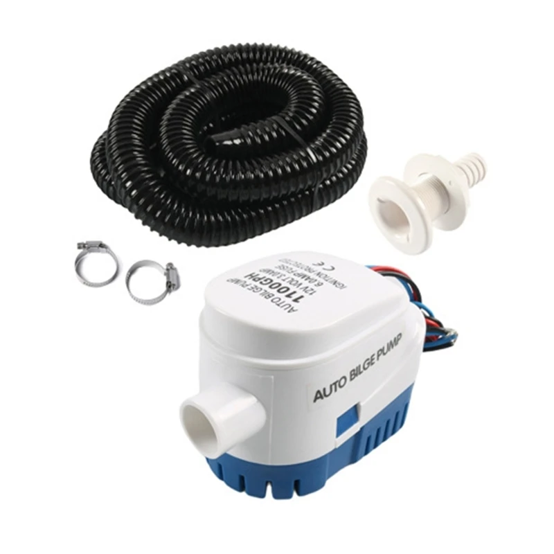 Efficient 12V Automatic Water Motorized Powerful Flows Rate ABS & Metal for Yachts & Marine Use