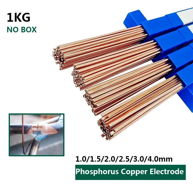 

1KG Phosphor Copper Welding Rod Phosphorus Copper Welding Wire Electrode Soldering Rod No Need Solder Powder Welding Rods