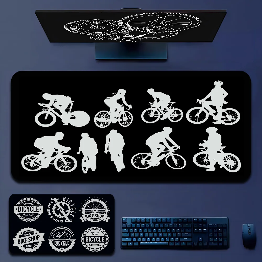 

Bicycle Amazing Anatomy Mountain Bike Custom Skin Desktop Desk Mat Kawaii Gaming Accessories Students Writing Pad For PC Table