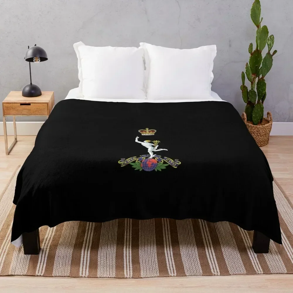 

Royal Signals Cap Badge Throw Blanket Flannel Baby Giant Sofa Blankets For Sofas Blankets