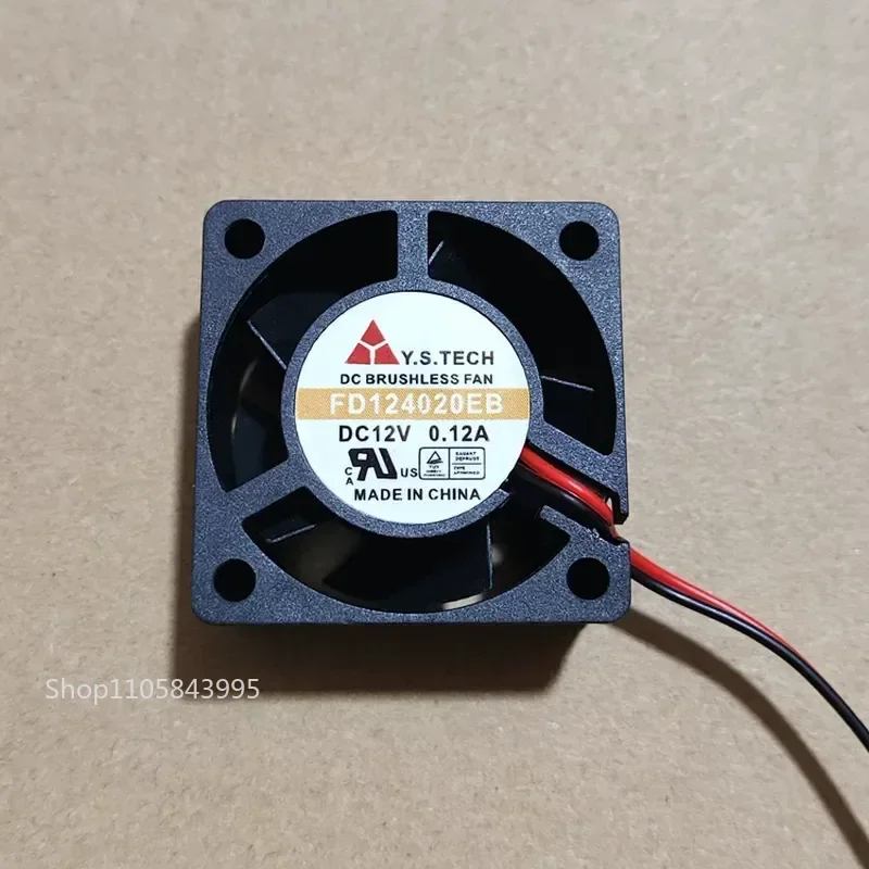 for Yuanshan Y.S.TECH FD124020EB 4020 12V 0.12A 4CM Cooling Fan Original Taiwan