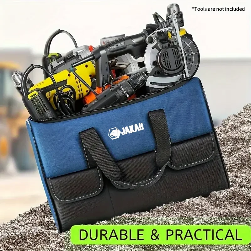 Heavy Duty Polyester Tool Bag Wear-Resistant High Capacity Storage Bags