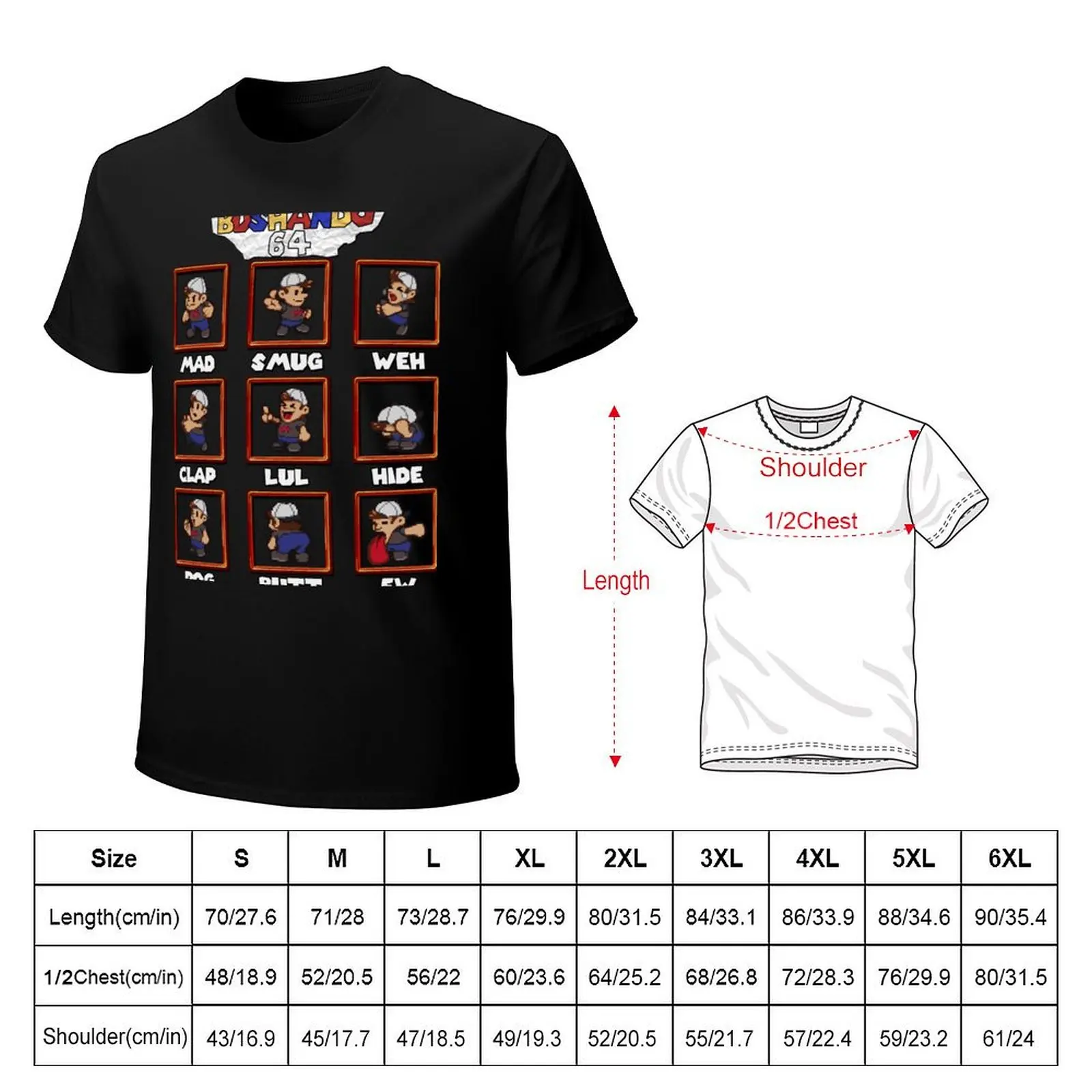 Know Your (Retro) Emotes T-Shirt Outdoor Sports Short Sleeve Top