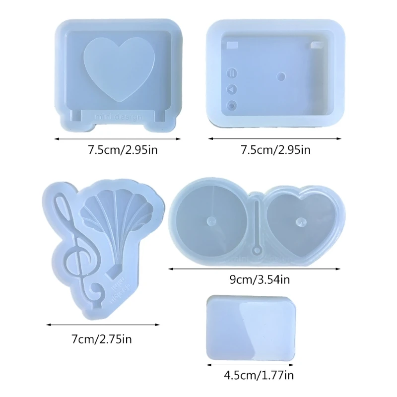 Silicone Mold Epoxy Jewelry Mold for Resin Casting Photo Frame Mold 3XUA