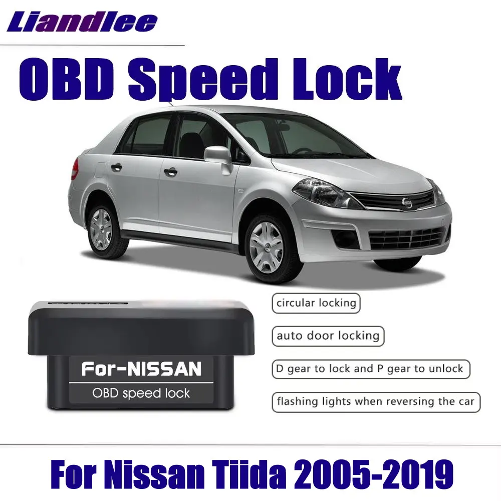 For Nissan Tiida (C11/C12) 2005-2019 Car Auto Automatic Door Closer Speed Lock OBD Decoder Module Accessories