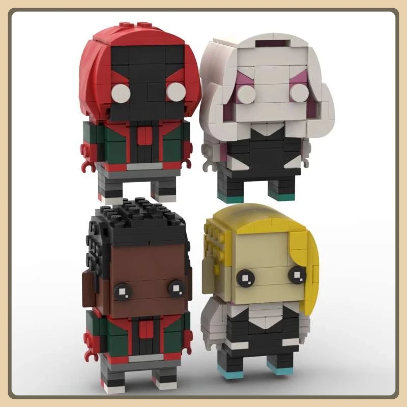 

MOC Verse Character Action Figures Brickheadz Star Spider Sets DIY Bricks Creative Hero Building Blocks Toys Christmas Gifts