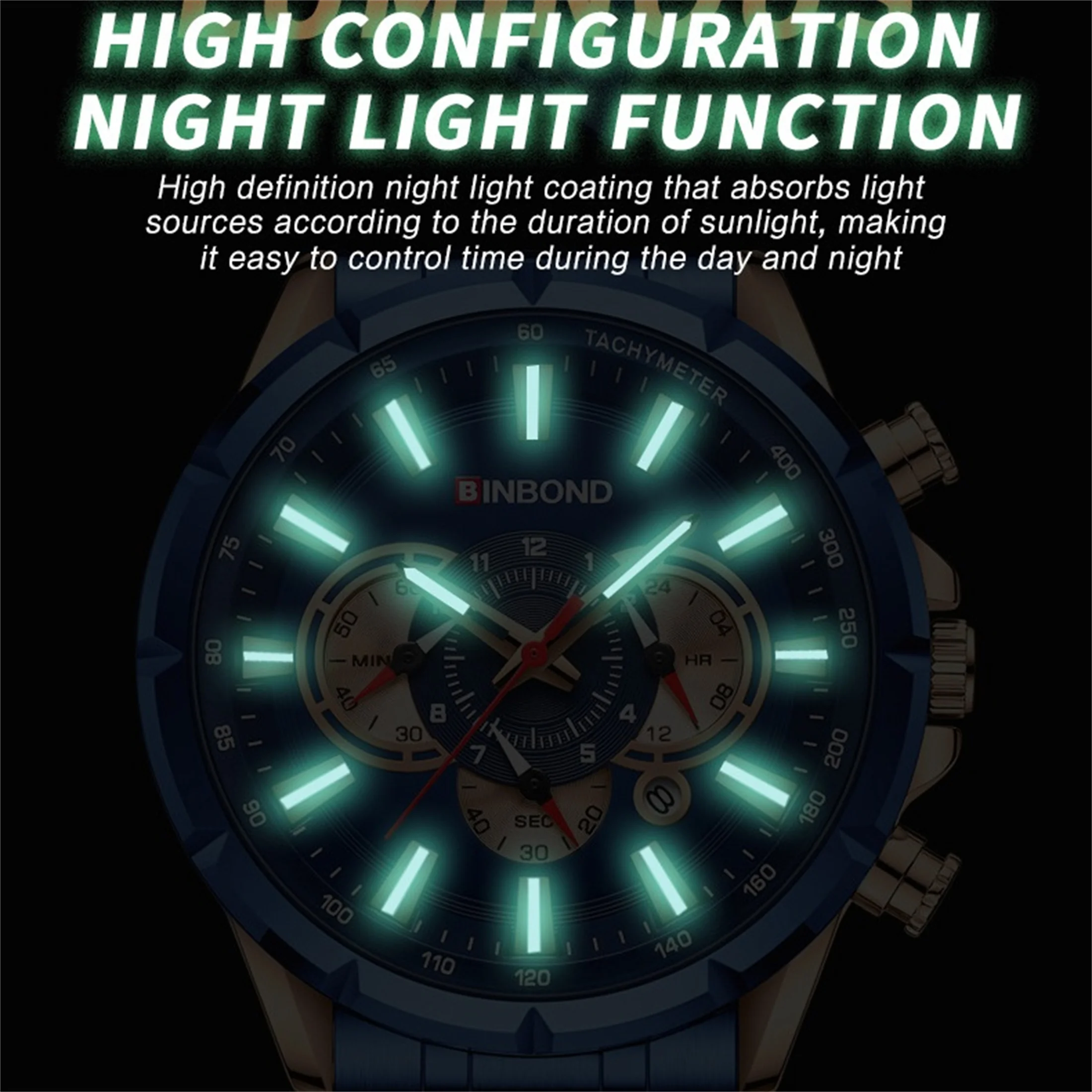 Stainless Steel Quartz Wrist Watch for Man Luxury Week Date Display Luminous Bracelet Fashion Men\'s Watch Original Clock 6395