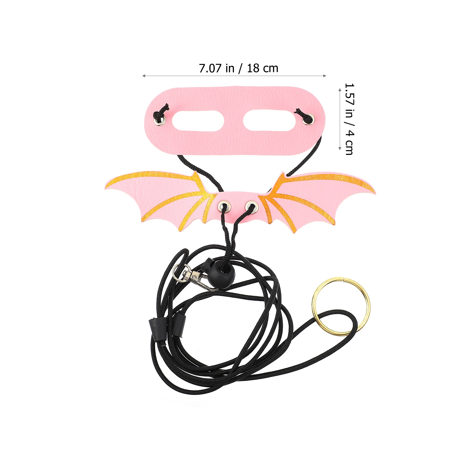 

5 Pcs Lizard Leash Reptile Harness Adjustable Tracker Bearded Dragon Cage Pink Baby Wing Design Quality Safe Durable Pet