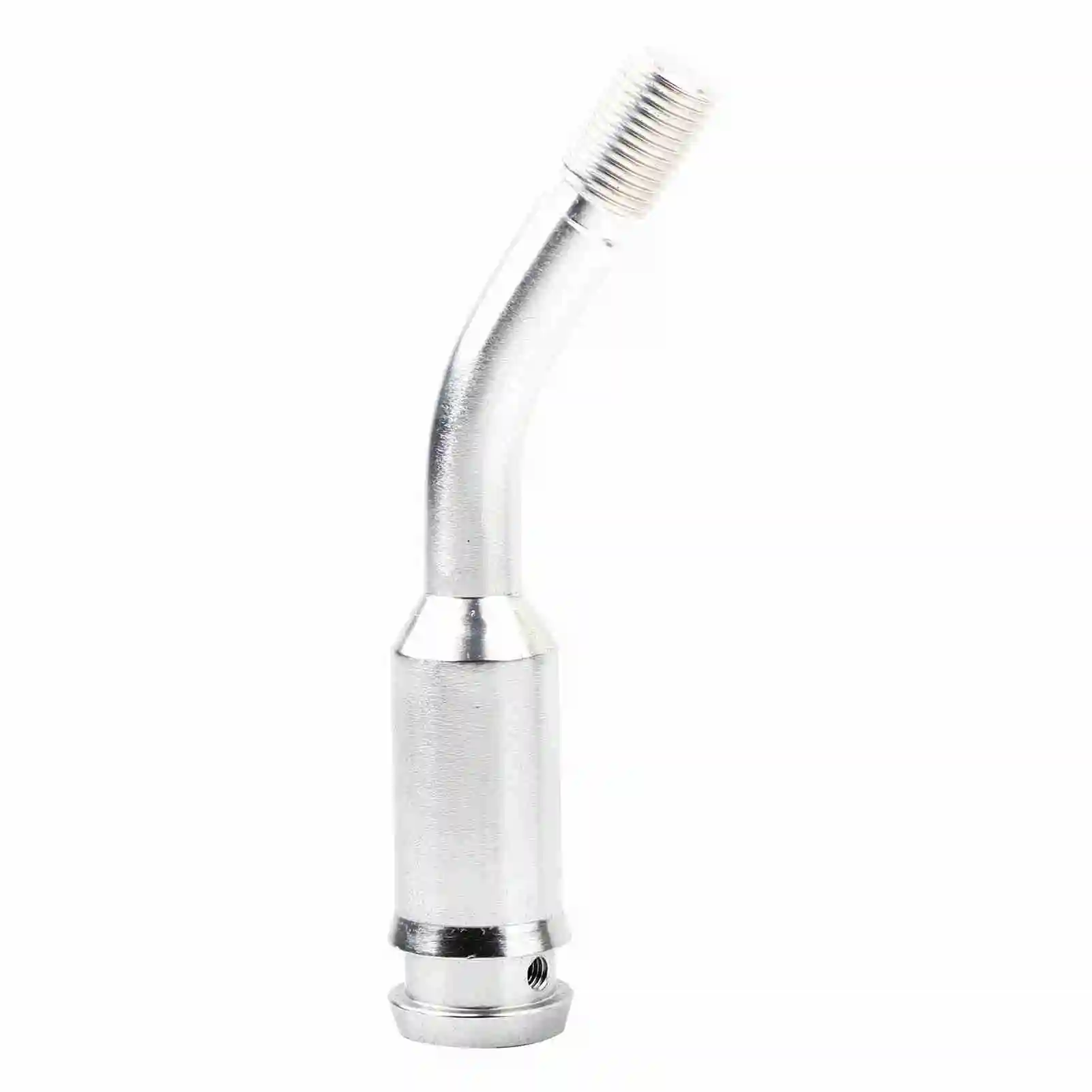 5inch Gear Stick Extension Gear Shifter Stick Lever Bend Extension Shift Knob Extender for T4 Silver