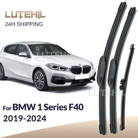 Para BMW Serie 1 F40 2019-2024 2020 2021 limpiaparabrisas delantero y trasero cepillos de ventana de parabrisas 26 ""+ 17"" + 14""