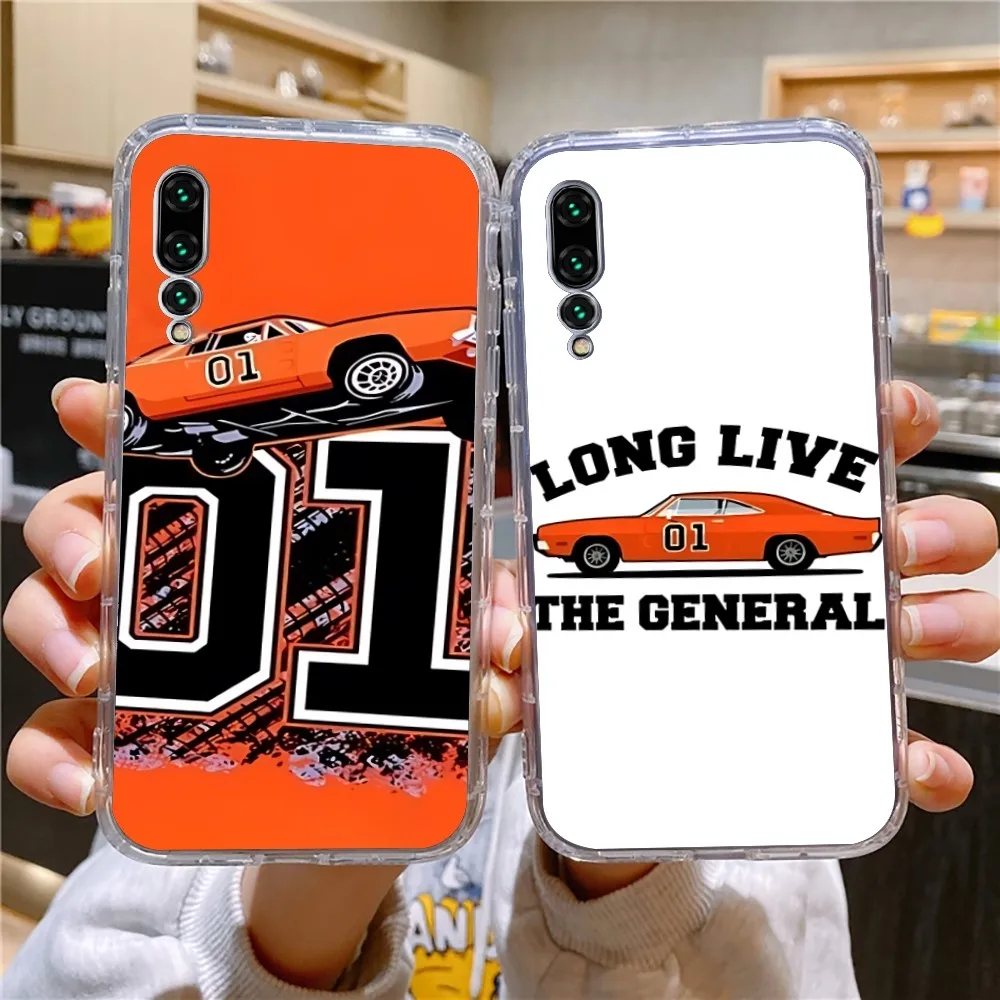 

General Lee 01 Dukes Of Hazzard Phone Case For Xiaomi 11 Redmi Note 11 5G 8T 9A 9 10T Note8Pro Note9 12SUltra Transparent Case