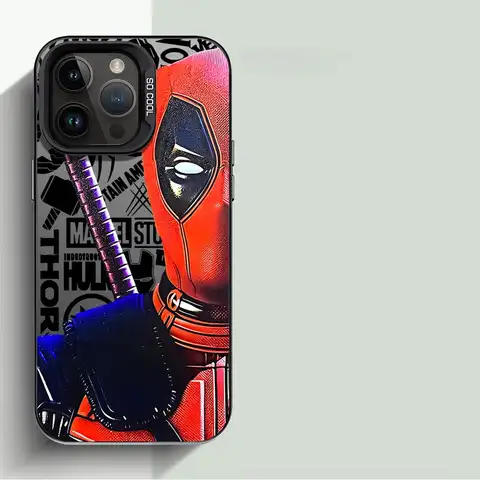 Marvels Deadpools Venoms Mobilskal För Xiaomi Redmi 15C 14C 13C 12C 13 12 10 A1 A2 A3 A5 9T 9A K60 K40 4G 5G Anti-fall Matt 10 best sales k60-fodral - №3