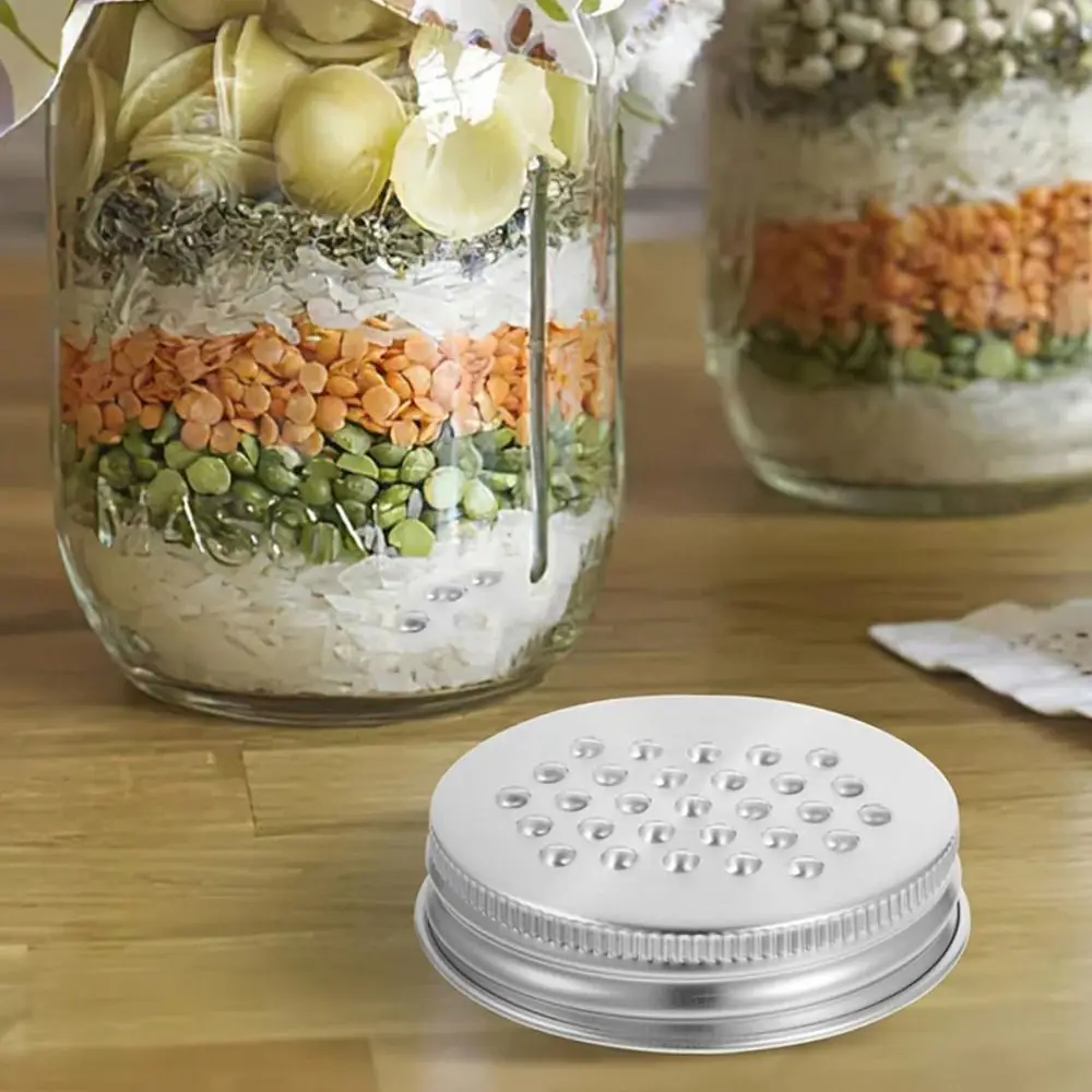 Durable Multipurpose Mason Jar Grater Lid Grater Cover Reusable Cheese Grating Lid Narrow Mouth Canning Lids