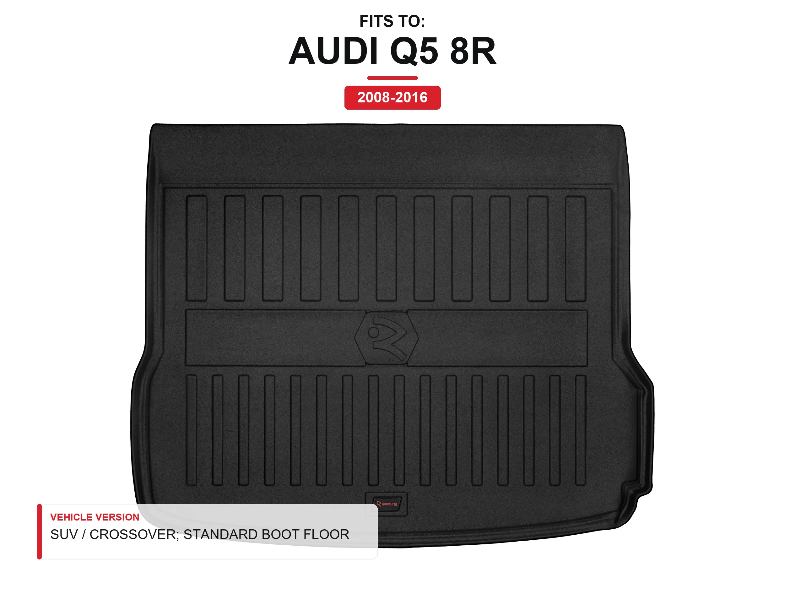3D TPE auto kofferbakmat voor: Audi Q5 8R 2008-2016 SUV