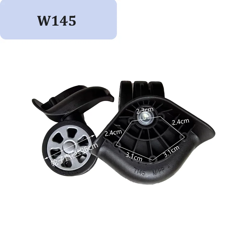 For SJTOBOL T145 Luggage Wheels Replacement Universal Swivel Luggage Wheels Classic Style Smooth Bearings Luggage Repair Parts
