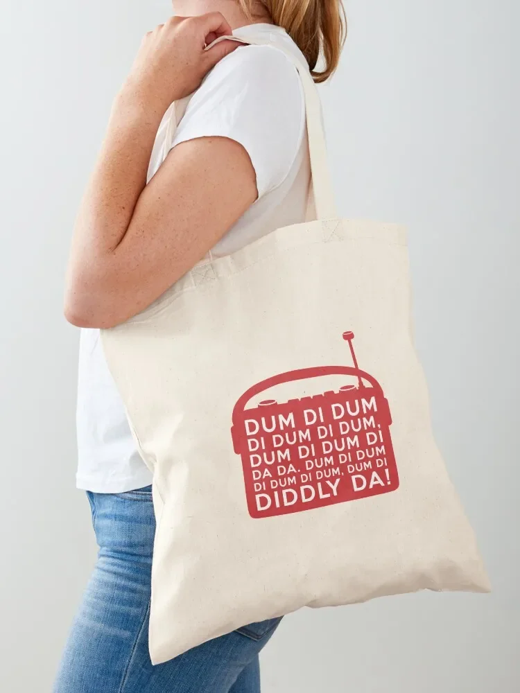 Archers Dum Di Dum Theme Tune Radio Tote Bag Women's shopper tote bag canvas female bag shopping logo