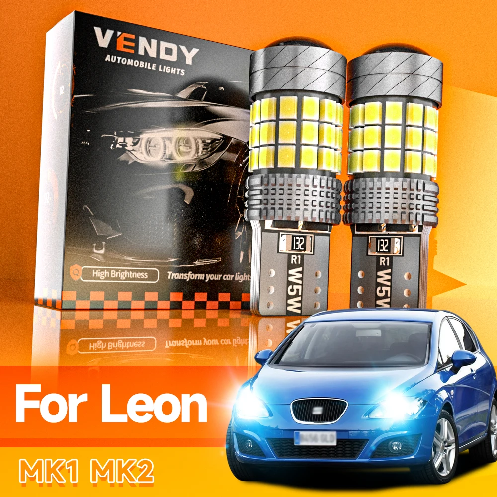 

2 шт. для Seat Leon 1 MK1 1M 2 MK2 1P 1999-2012 светодиодный габаритный фонарь для парковки 2005 2006 2008 2009 2010 2011 аксессуары Canbus