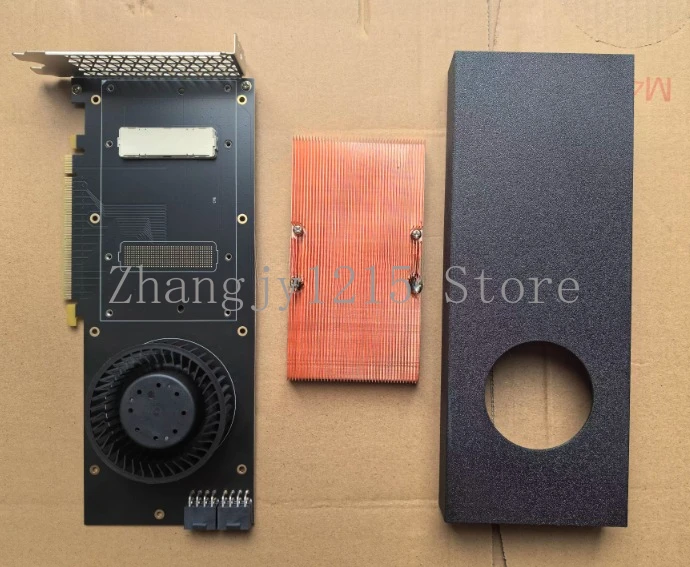 V100 SXM2 To PCIE Adapter Board, Solid Pure Copper with Fan, Second Generation Optimized Product