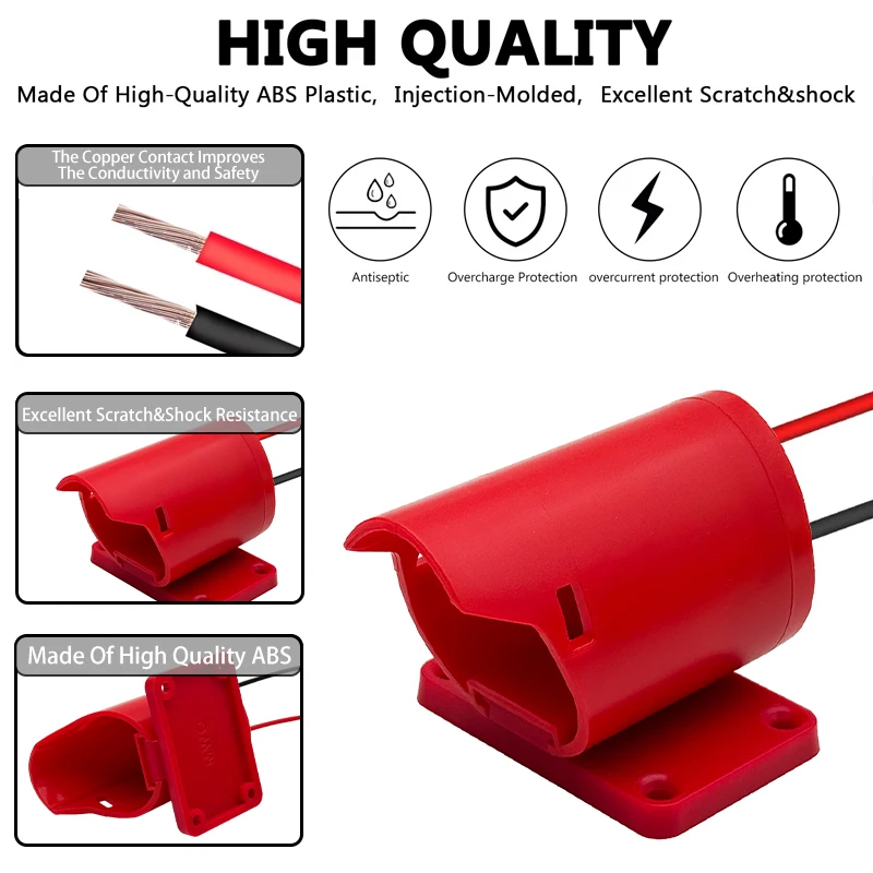 For M12 Converter Adapter For Milwaukee 12V Lithium Battery External Power Supply DIY Connector Bracket Holder Wheels Robotic