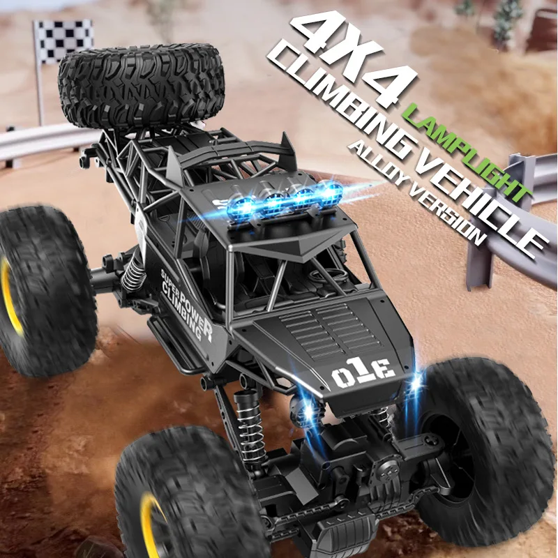 Cool Stuff Toy Car Funny Gift-1:10 Full Scale Alloy Rc Truck,Kawaii High-speed 4WD Off-road Rc Cars,Monster Truck,Toys for Kids