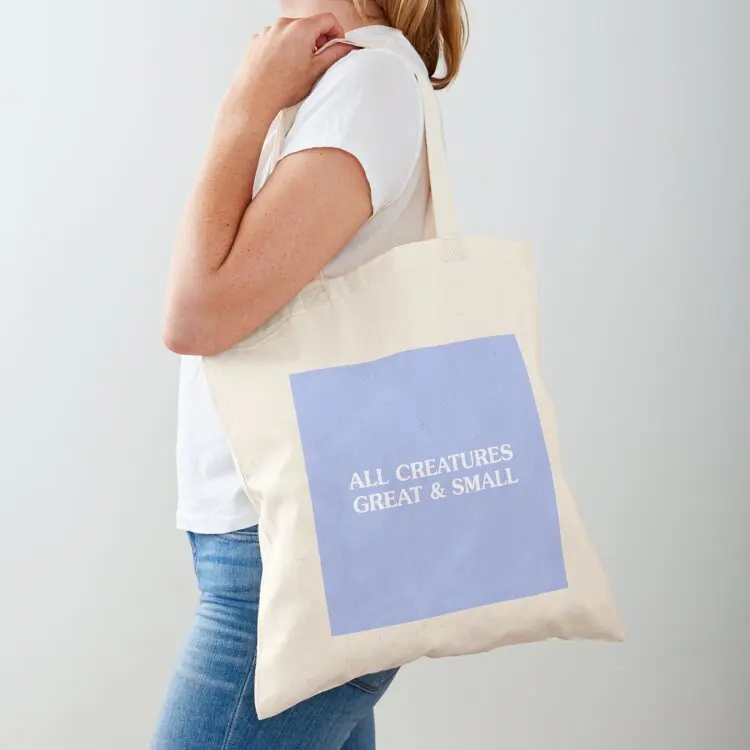 

All Creatures Great and Small Tote Bag canvas bags ecological bags Lady bag tote bag men's