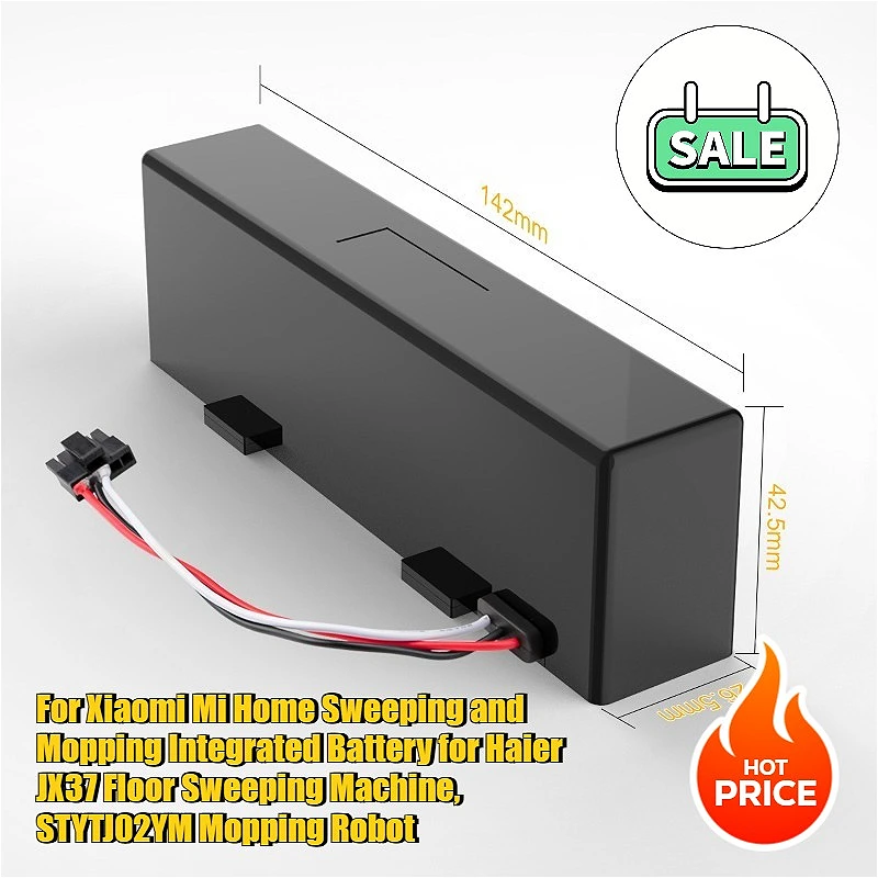 

Lithium Batteries for Haier JX37 and Yunmi STYTJ02YM Floor - Mopping Robots