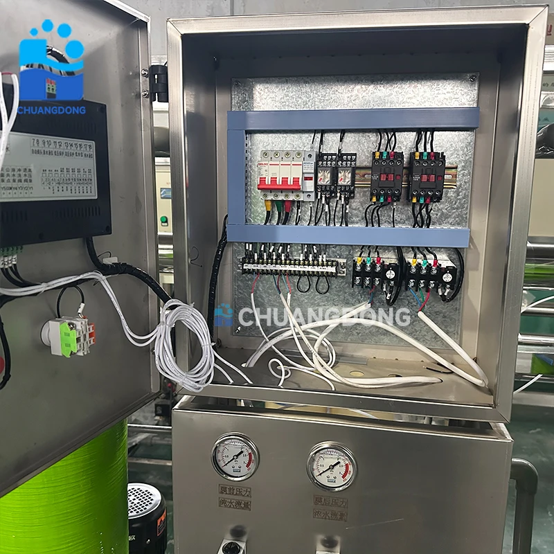 500L/H RO Water Purifier Treatment System With Pump And Membrane For Filtration In Food Processing Water Filter Machinery