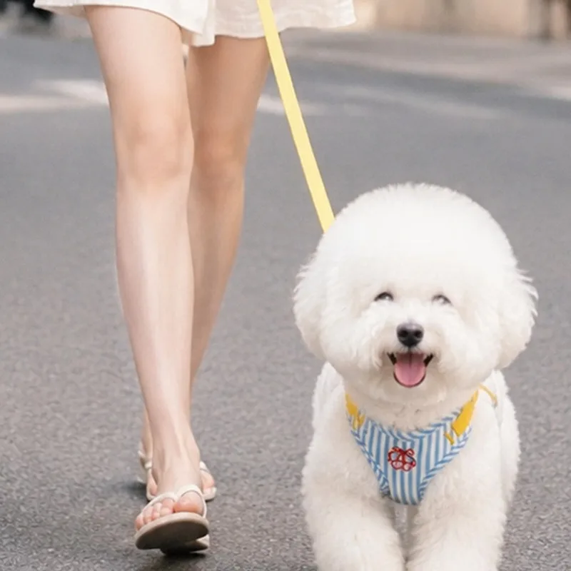 Cute Dog Leash Vest-Style Chest Strap, Anti-Break Design for Small To Medium Dogs, Perfect for Walking and Outdoor Adventures