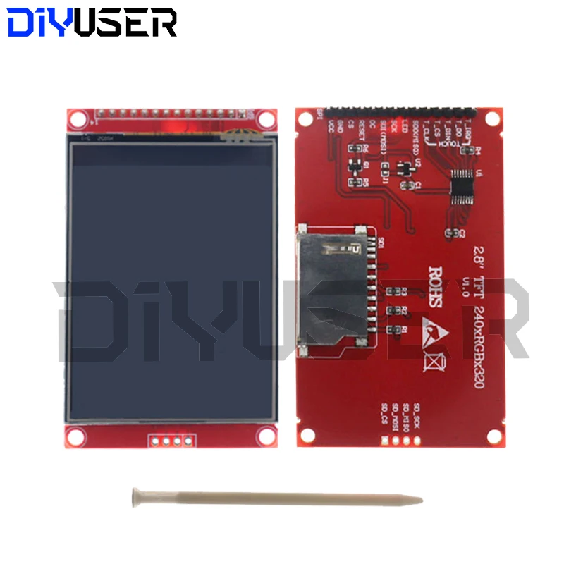 1.8 "TFT 2.4" TFT 2.8 "TFT con display Touch 240*320 Smart Display ScreenDrive IC ILI9341 ST7789 Drive IC Module