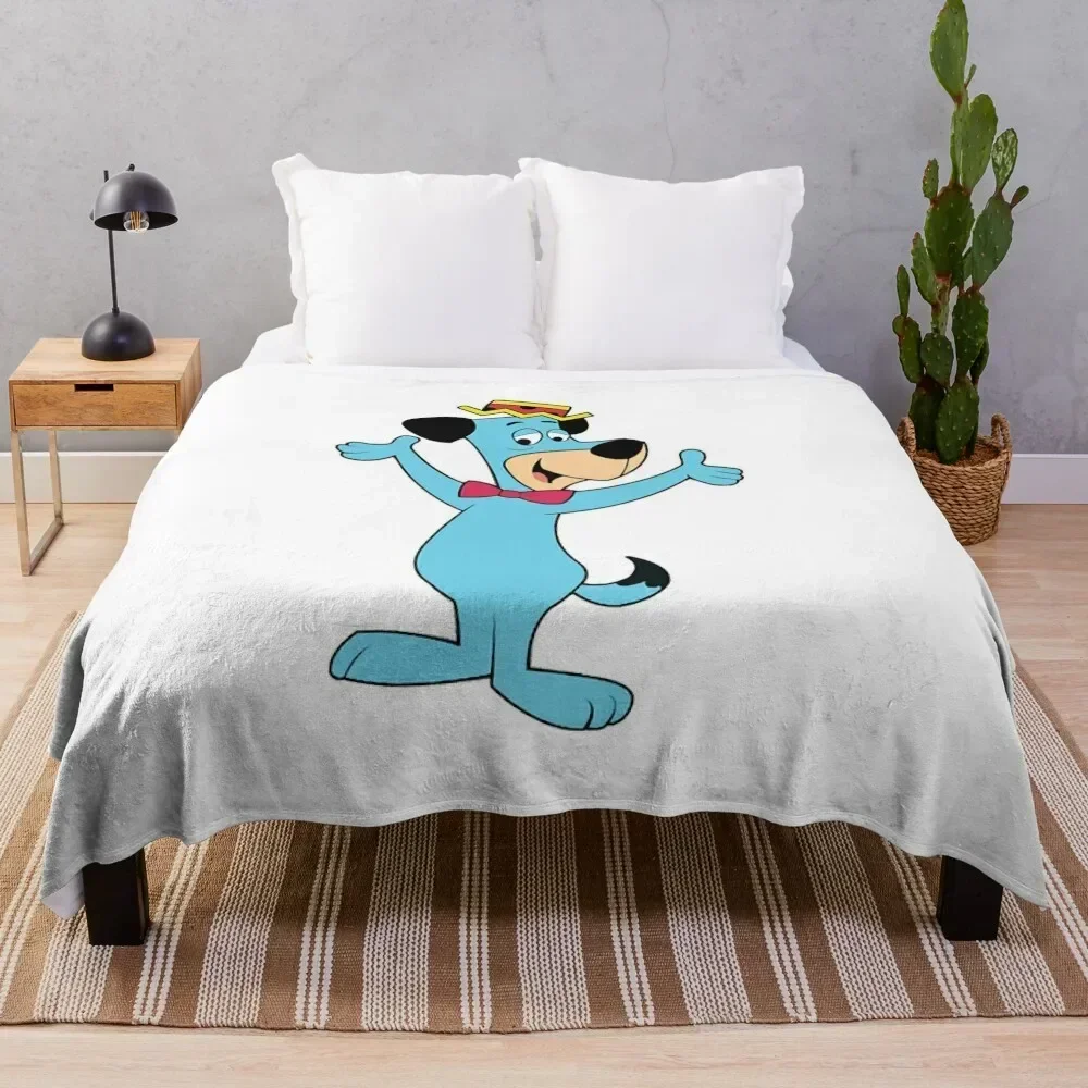 

Huckleberry Hound Throw Blanket valentine gift ideas for winter Loose Luxury Designer Blankets