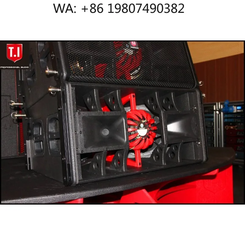 Dual 10 Inch 3-Way Active Line Array Speaker High Quality DJ Sound System for Concert Stage Live Performances