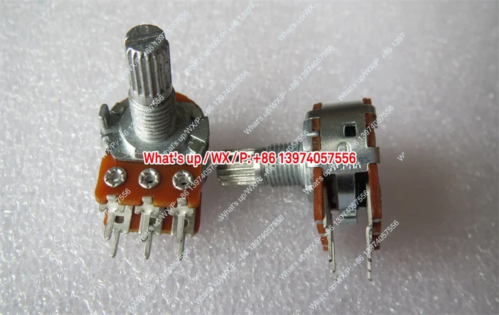 10pcs  Imported Taiwan ALPHA 16 type B10K dual belt stepping audiophile amplifier audio speaker potentiometer