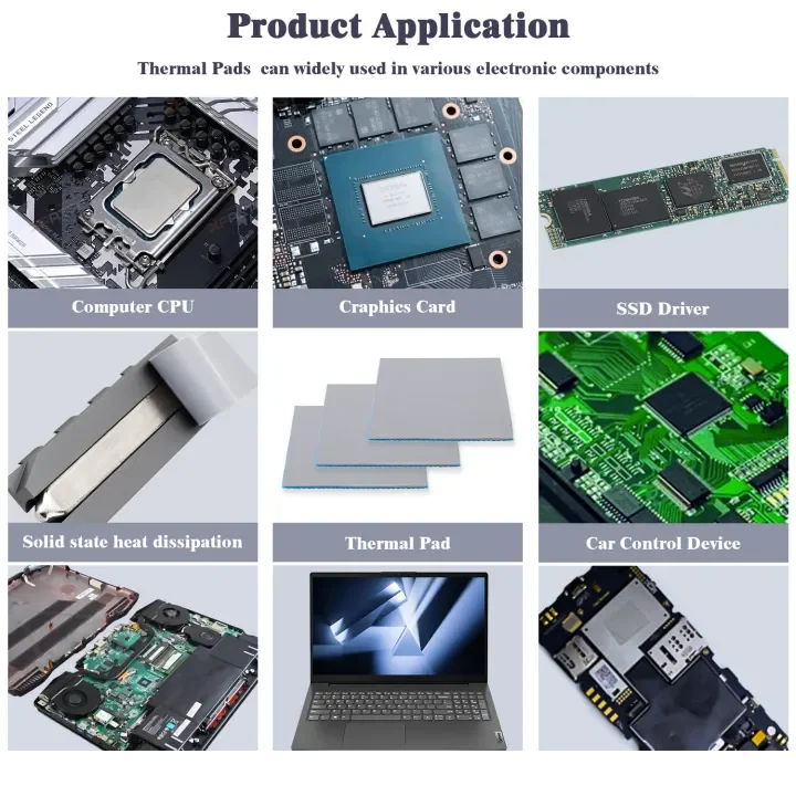Thermalright Odyssey Thermal Pad 2.5mm 12.8 W/mK, 120*120mm, Non Conductive Highly Efficient Heat Resistance, for PC GPU/CPU/SSD